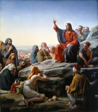 El sermón de la montaña Carl Heinrich Bloch Pinturas al óleo